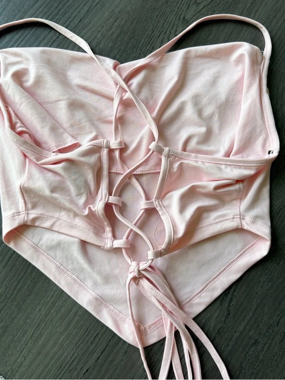 Baby Pink Bandana Top - Picture 2 of 3